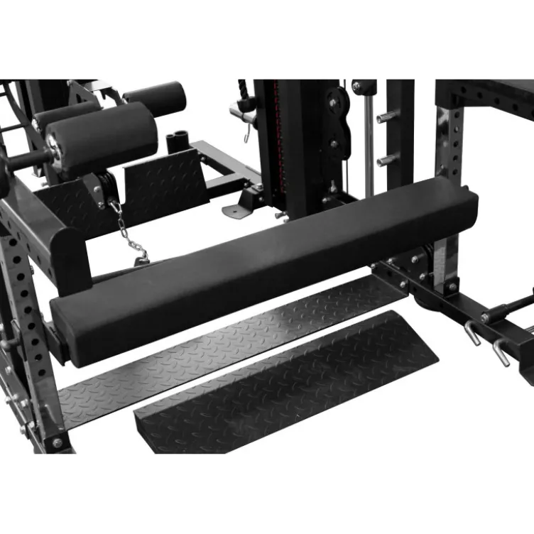 Smith Machine G20 Force USA avec fonction rack et leg press avec poulie double - Divers accessoires inclus