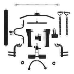 Smith machine haut de gamme avec accessoires inclus - Entraînement complet du corps