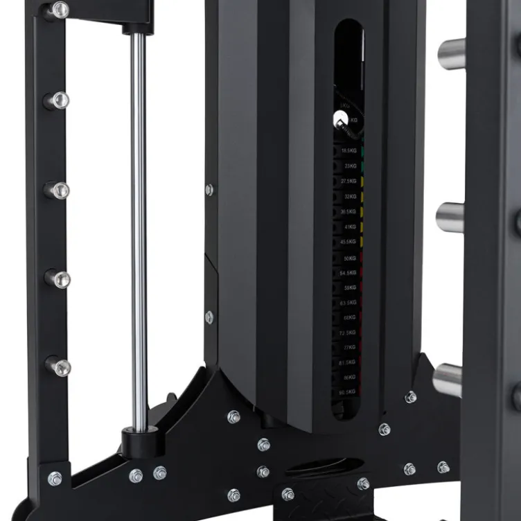 Smith machine haut de gamme avec accessoires inclus - Entraînement complet du corps