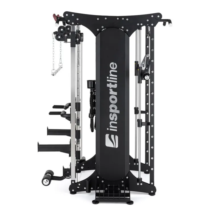 Smith machine haut de gamme avec accessoires inclus - Entraînement complet du corps