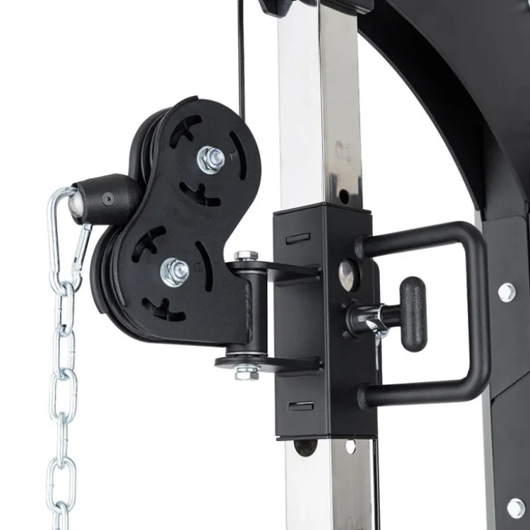 Smith machine haut de gamme avec accessoires inclus - Entraînement complet du corps