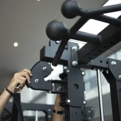 Smith Machine Multifonctionnelle avec doubles poulies et colonnes de poids 2 x 120 kg - B500 PRO Titanium Strength Elite Series
