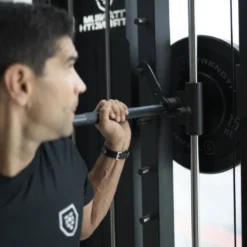 Smith Machine Multifonctionnelle avec doubles poulies et colonnes de poids 2 x 120 kg - B500 PRO Titanium Strength Elite Series