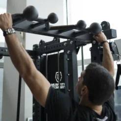 Smith Machine Multifonctionnelle avec doubles poulies et colonnes de poids 2 x 120 kg - B500 PRO Titanium Strength Elite Series
