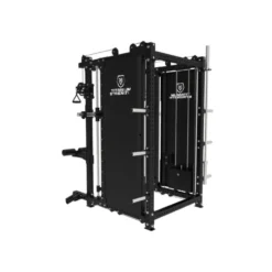 Smith Machine Multifonctionnelle avec doubles poulies et colonnes de poids 2 x 120 kg - B500 PRO Titanium Strength Elite Series