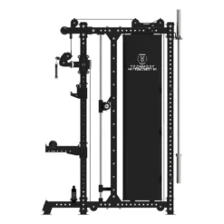 Smith Machine Multifonctionnelle avec doubles poulies et colonnes de poids 2 x 120 kg - B500 PRO Titanium Strength Elite Series