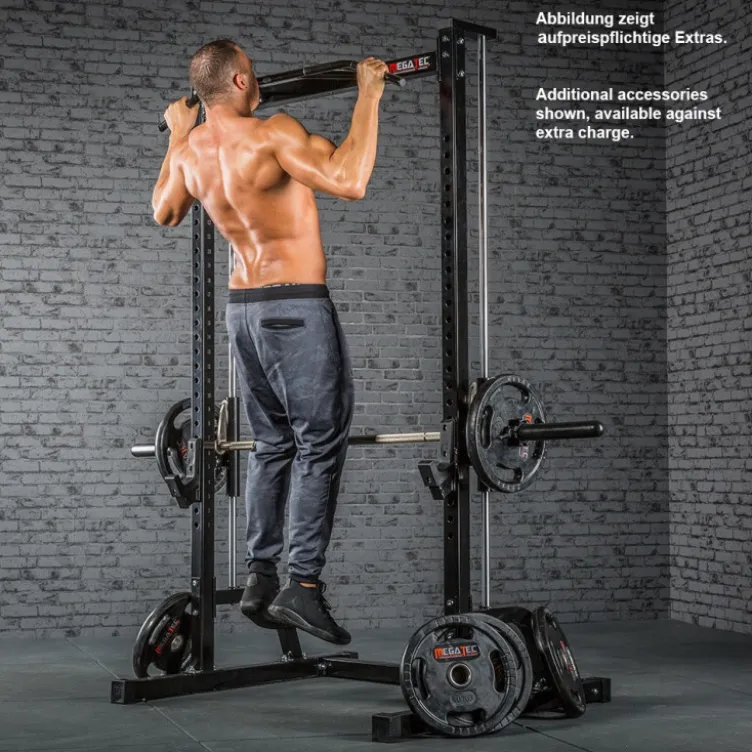 Smith machine multi-press avec poste à tractions et barre guidée ATX