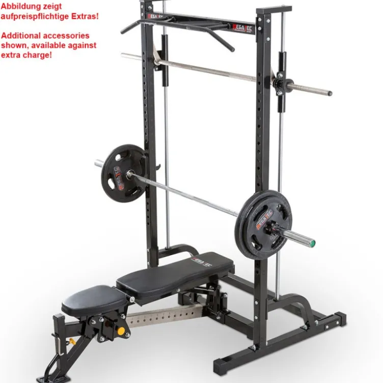 Smith machine multi-press avec poste à tractions et barre guidée ATX