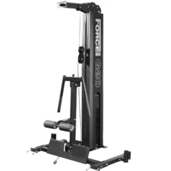 Smith machine multi-équipée G20 Force USA avec station de tirage Lat Pull Down Low Row et poste à dips