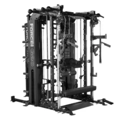 Smith machine multi-équipée G20 Force USA avec station de tirage Lat Pull Down Low Row et poste à dips