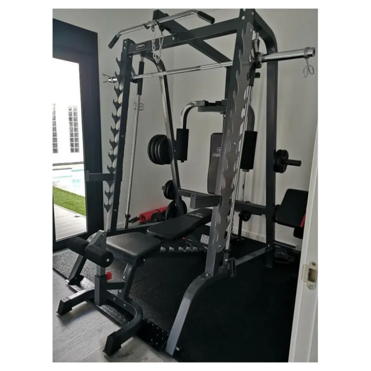 Smith machine polyvalente pour training complet du corps - Capacité de charge 363 kg - Titanium Strength 160ST