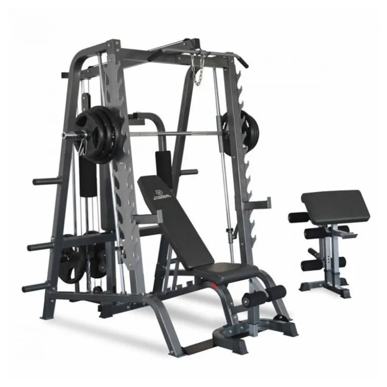 Smith machine polyvalente pour training complet du corps - Capacité de charge 363 kg - Titanium Strength 160ST