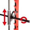 Smith machine semi-pro barre centrale 197 cm