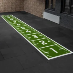 Speed track de crosstraining en gazon synthétique vert 10 x 1,3 mètres