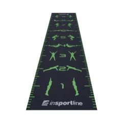 Speedtrack en gazon synthétique 10 x 2 m avec dessous antidérapant et échelle numérique pour le crossfit