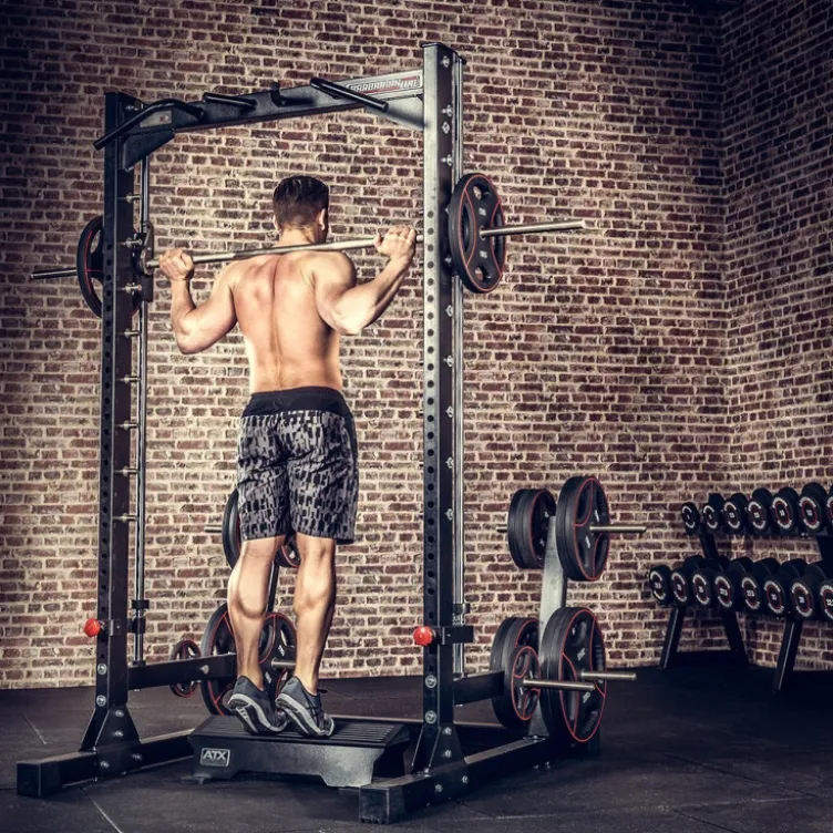 Squat Block pour entraînement des cuisses et des mollets Step et Cale en caoutchouc