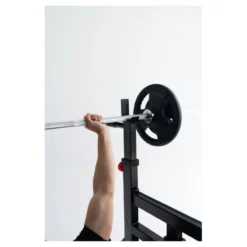 Squat et dip stand de musculation à hauteur et largeur ajustables pour homegym avec capacité de charge de 272 kg