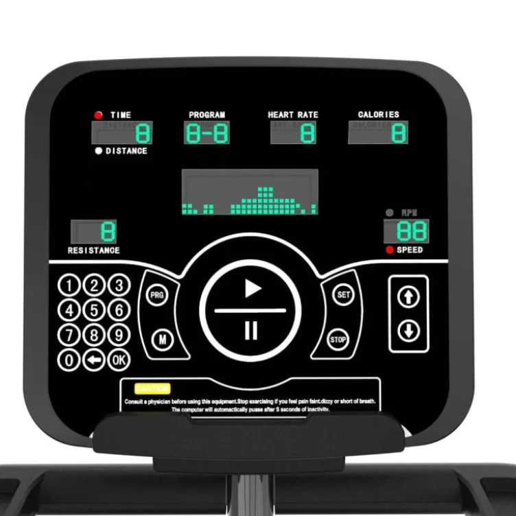 Stair Master professionnel pour salle de sport - PROCLIMBER Titanium Strength avec 15 niveaux de résistance et écran LED
