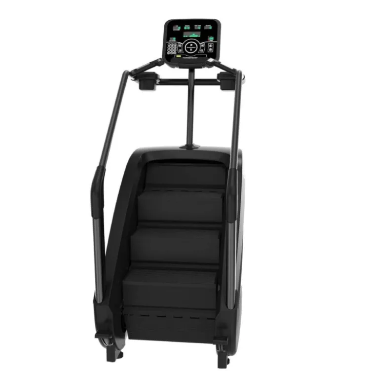 Stair Master professionnel pour salle de sport - PROCLIMBER Titanium Strength avec 15 niveaux de résistance et écran LED
