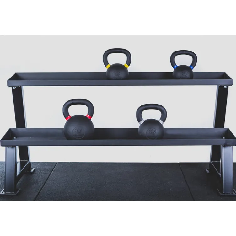 Stand de rangement pour 14 kettlebells sur 3 niveaux à capacité de charge 400 kg