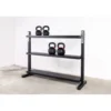 Stand de rangement pour kettlebells 3 étagères de marque Kingsbox