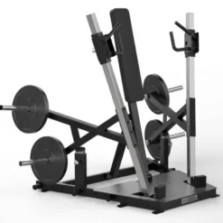 Standing chest press machine à charge libre jusqu'à 500 kg avec bras indépendants convergents Titanium Strength Élite EL-PL43
