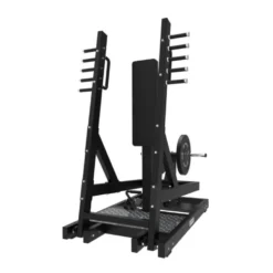 Standing chest press machine jusqu'à 250 kg Titanium Strength Élite EL-PL65 - Standing press machine avec 6 options de prises
