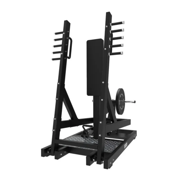 Standing chest press machine jusqu'à 250 kg Titanium Strength Élite EL-PL65 - Standing press machine avec 6 options de prises