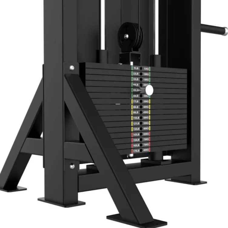 Standing deltoïdes trainer machine à sélecteur de poids - Appareil pour les épaules Titanium Strength Élite Séries EL-S27