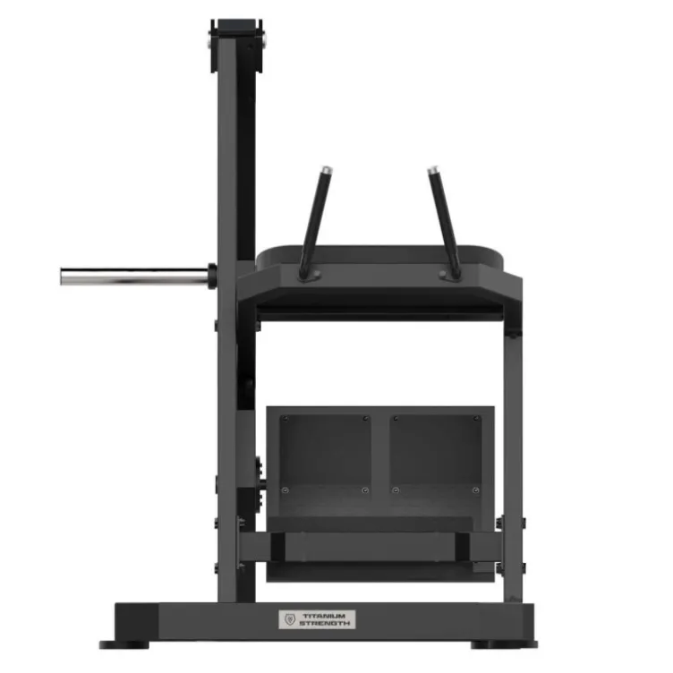 Standing Glute Kickback Machine à charge libre 150 kg max Titanium Strength Élite Séries - Appareil pour les fessiers EL-PL41