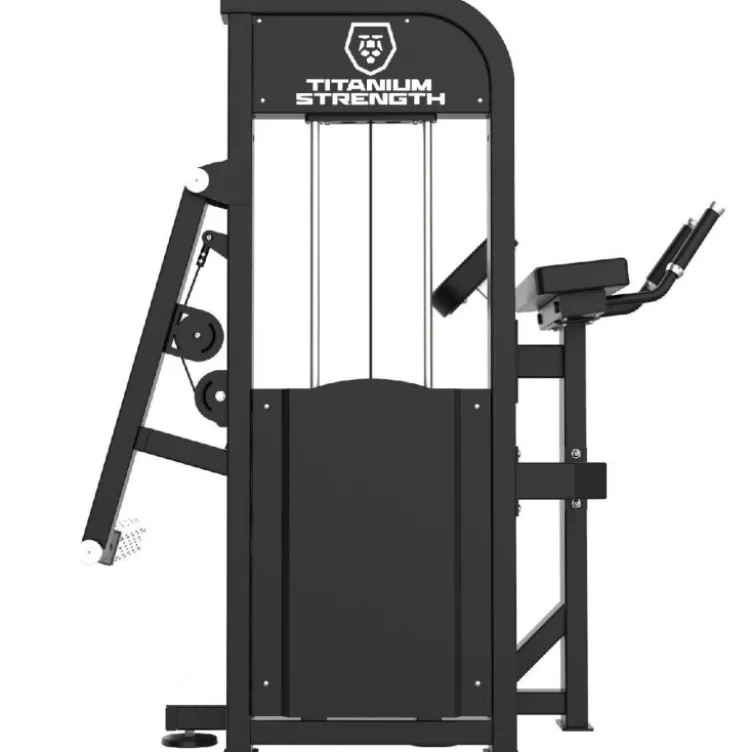 Standing glute press machine à charge guidée Titanium Strength - Gluteus machine pour les fessiers Élite Séries EL-S34