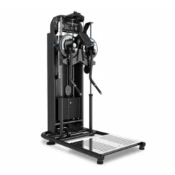 Standing station Elévation latérale avec colonne de poids intégrée - Équipement commercial