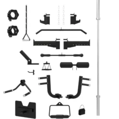 Station All-In-One Titanium Strength B200 V4 avec smith machine et double poulie 240 kg + Accessoires