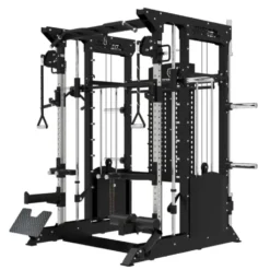 Station All-In-One Titanium Strength B200 V4 avec smith machine et double poulie 240 kg + Accessoires
