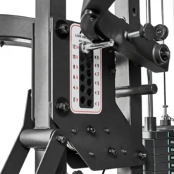 Station ATX triplex à charge guidée avec banc multi-réglable support à options - Gym multi-station colonne de poids