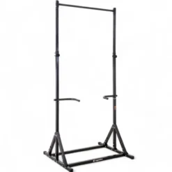 Station autoportante pour exercices de tractions et dips - Barre de traction réglable en hauteur et barres parallèles ajustables