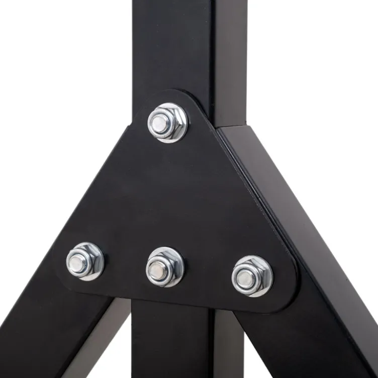 Station autoportante pour exercices de tractions et dips - Barre de traction réglable en hauteur et barres parallèles ajustables