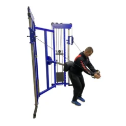 Station Cable Crossover avec double colonne de poids - Poulie vis à vis professionnelle pour salle de musculation