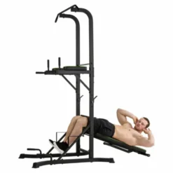 Station chaise romaine avec banc de musculation pliable pour Homegym