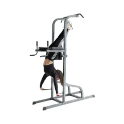 Station chaise romaine multipostes pour home gym - Power Tower pour training haut du corps - 115PM Titanium Strength