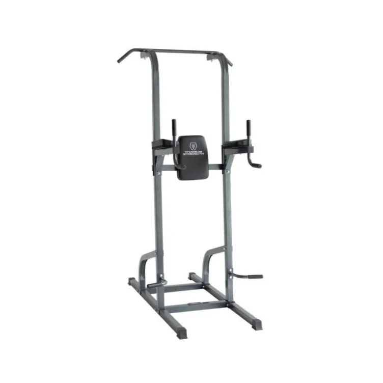 Station chaise romaine multipostes pour home gym - Power Tower pour training haut du corps - 115PM Titanium Strength