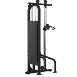 Station compacte à poulie haute et basse - Charge guidée 90 kg - Black Series Titanium Strength