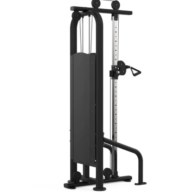Station compacte à poulie haute et basse - Charge guidée 90 kg - Black Series Titanium Strength