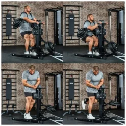 Station complète à squats mollets et cuisses LEG MASTER ATX