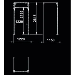 Station de crossfit ATX à fixation murale disponible de 1 à 5 modules - ATX Functional wall rig 700 Standard