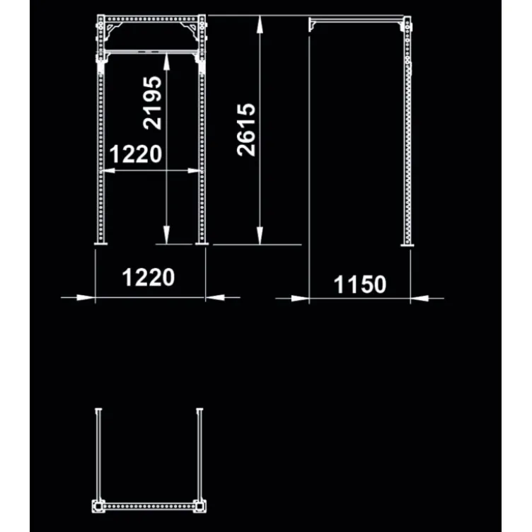 Station de crossfit ATX à fixation murale disponible de 1 à 5 modules - ATX Functional wall rig 700 Standard