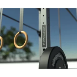 Station de Crossfit Mighty en acier galvanisé complète et polyvalente fixable en extérieur