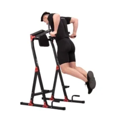 Station de dips et abdominaux capacité 120 kg