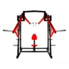 Station de musculation à charges libres pour rowing dorsaux assis en structure sportive professionnelle