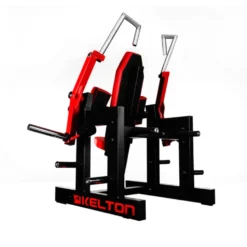 Station de musculation à charges libres pour développé épaules et biceps assis avec poignées ergonomiques pour salle de sport